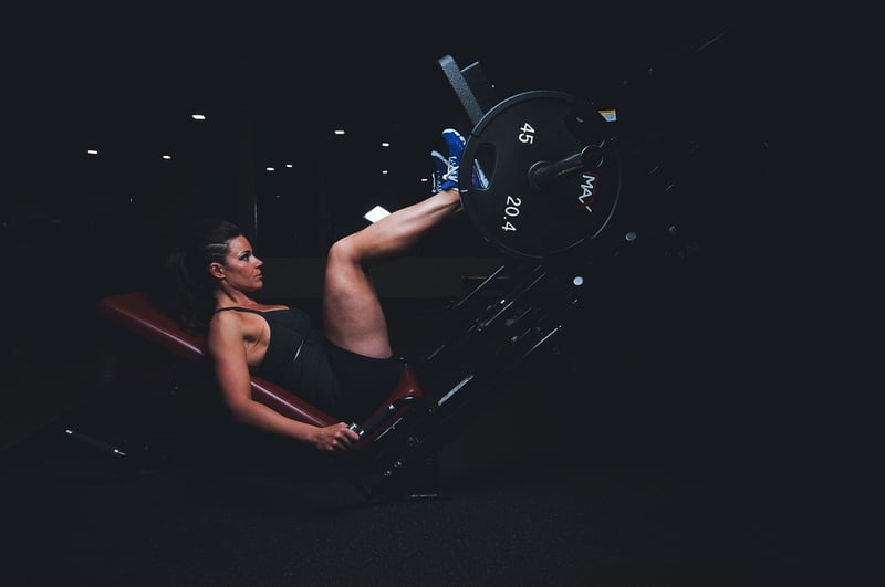 Woman doing Pilates